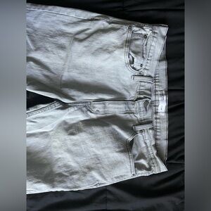 Size 37 slim light grey jeans 34L 36W signature Levi Strauss & co